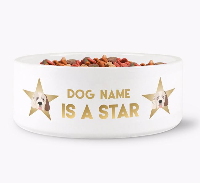 'Dog is a Star' - Personalised Dog Bowl for your {breedFullName}